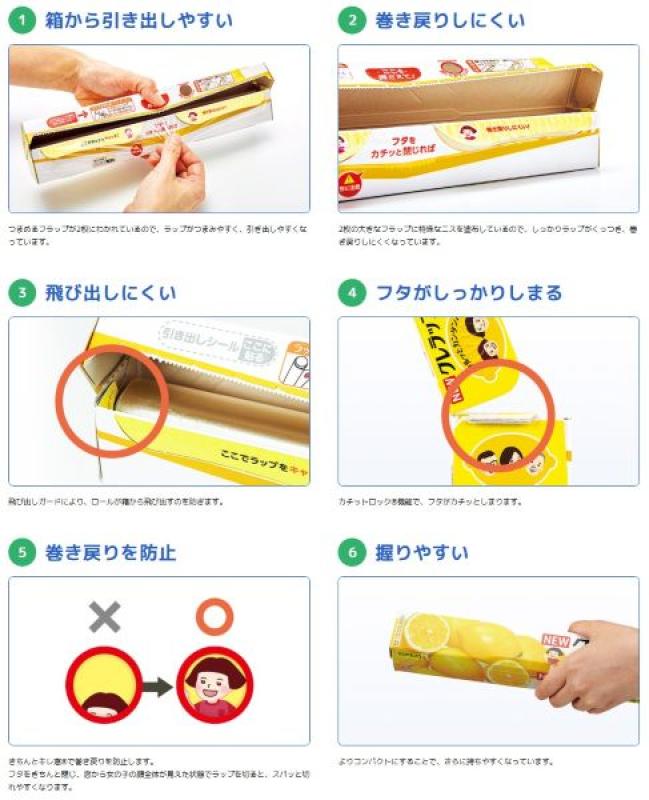 株式会社クレハ（【NEWクレラップ】 ～使いやすさを追求しています～ ）-商品情報