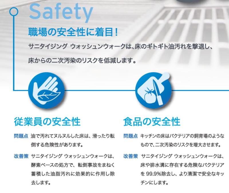 エコラボ合同会社（厨房床の清掃を“約10分”へ。すすぎ不要の床用洗浄剤 