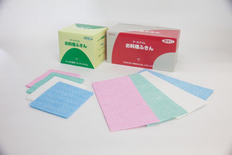 唯一無二で高吸収！超極厚国産ふきん「お料理ふきん」