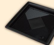 波型底面のクローズアップ